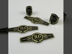 الورق الفني القابل للإزالة طباعة عصابات السجائر الحفرة حلقة طباعة الملصقات الورقية