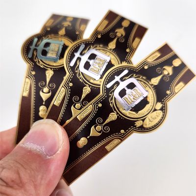 الورق الفني المخصص الصفيحة الذهبية ثمانية أنواع عصابات السجائر طابعة الملصقات